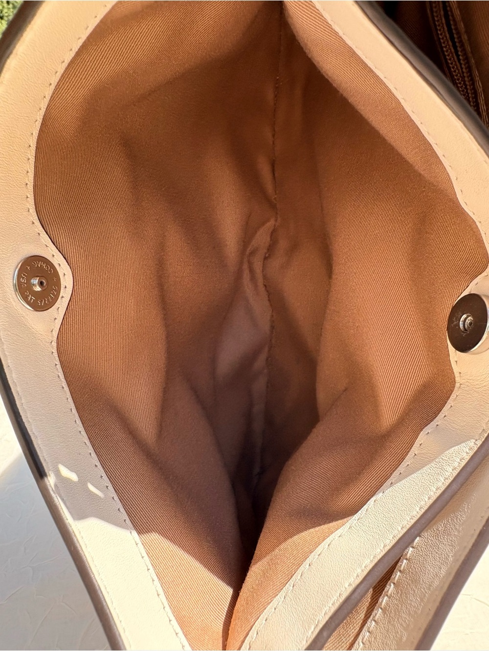 COACH Penelope Shoulder Bag In Chalk White CP101 - Picture 9 of 13